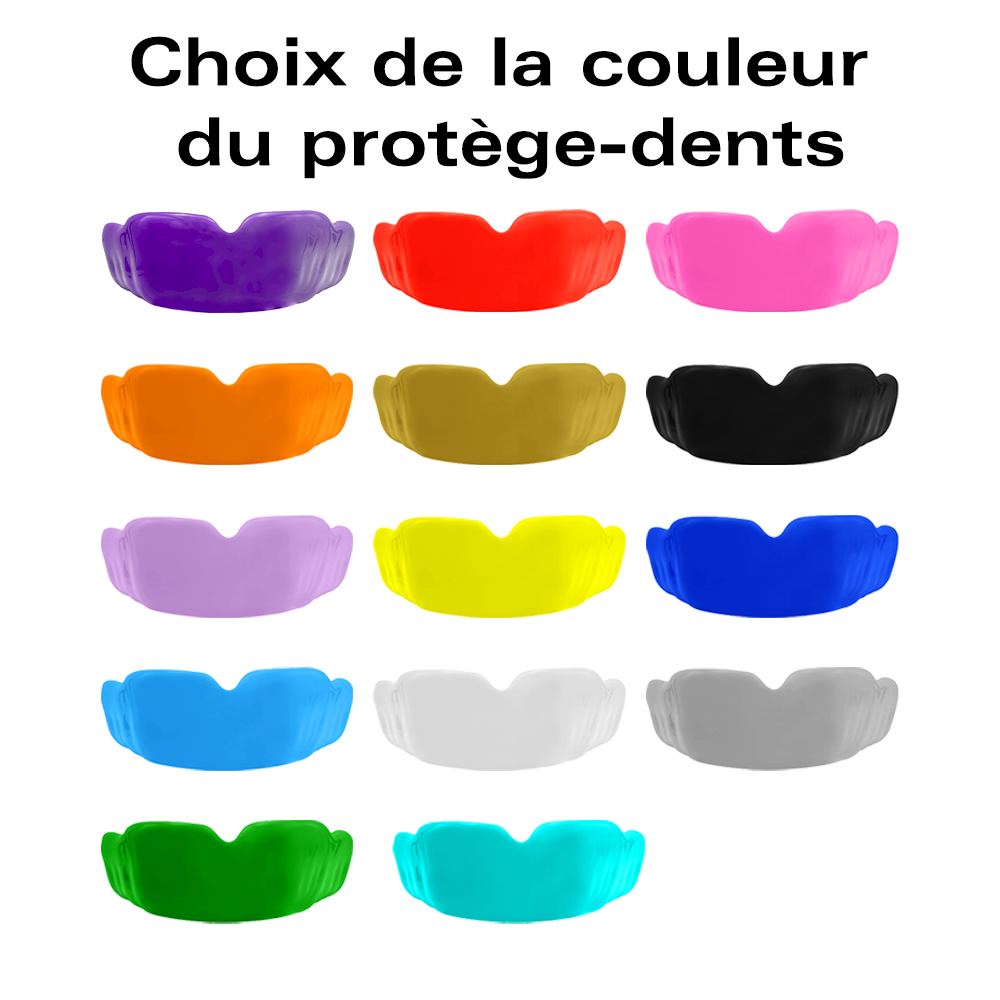 Protège-dents sur-mesure (texte et logo)