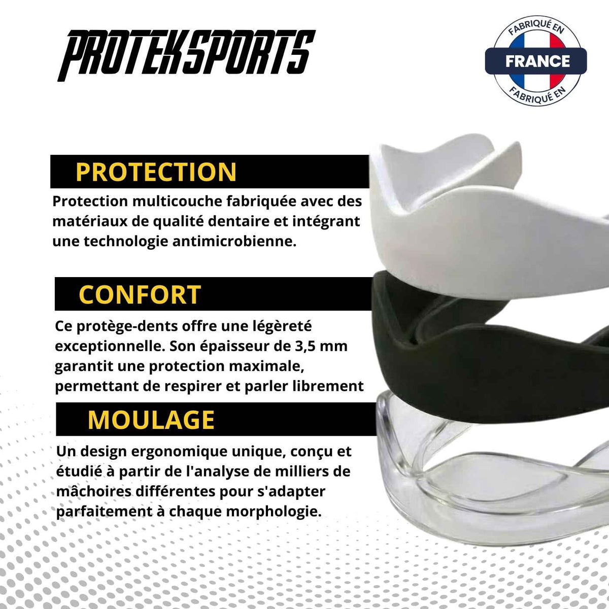 Protège-dents drapeau Maroc