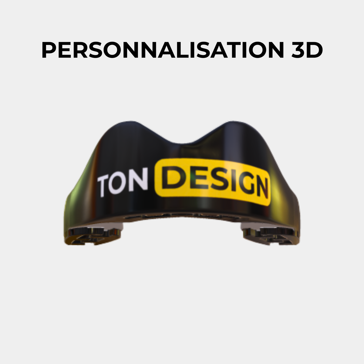 Protège-dents thermoformable (texte et logo)