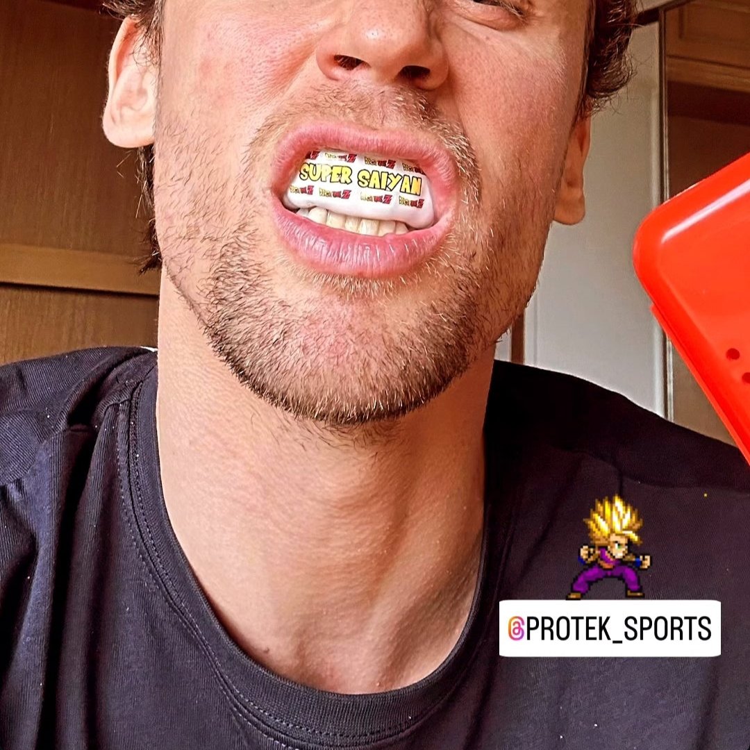 Notre protege dents sur mesure dragon ball z