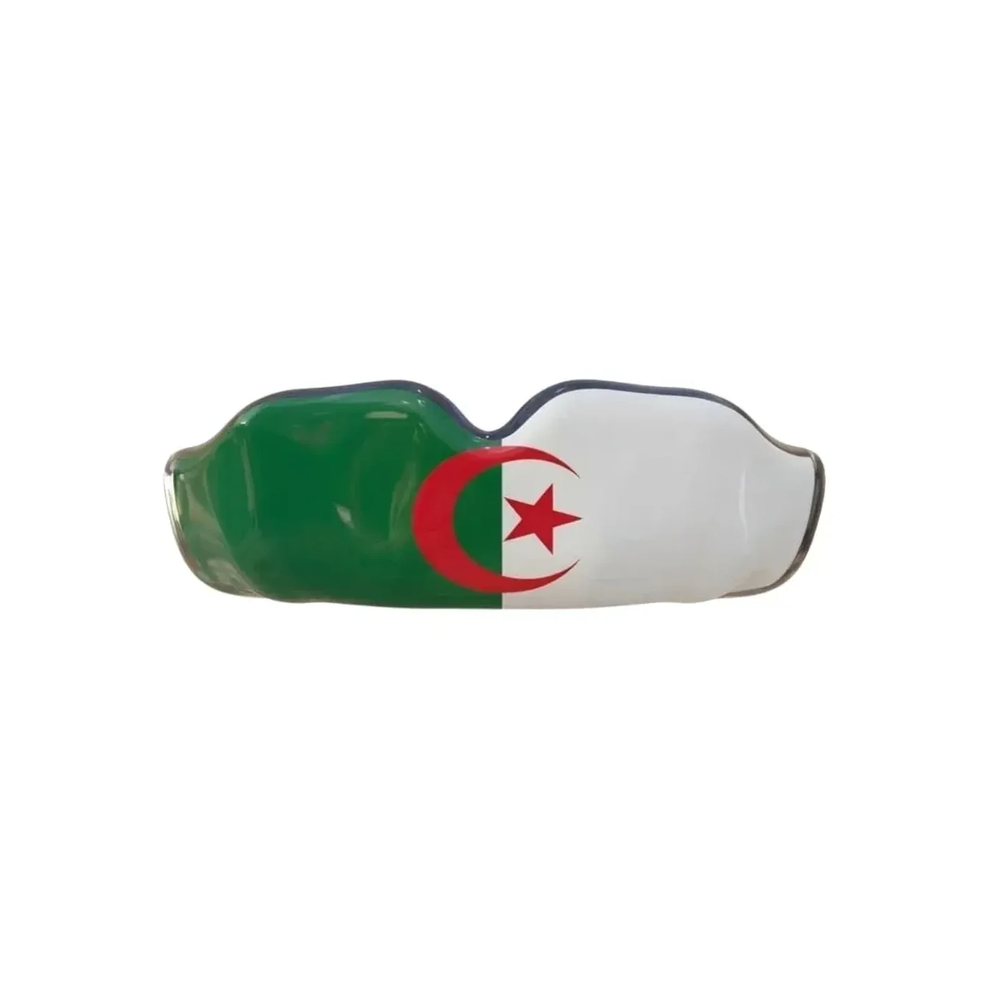 Protège-dents sur mesure aux couleurs de l’Algérie