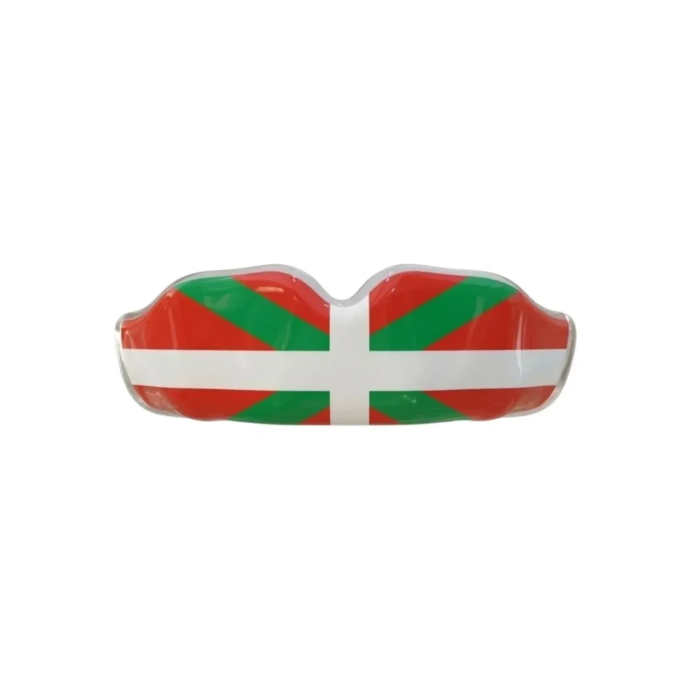 Protège-dents sur mesure aux couleurs du Pays basque