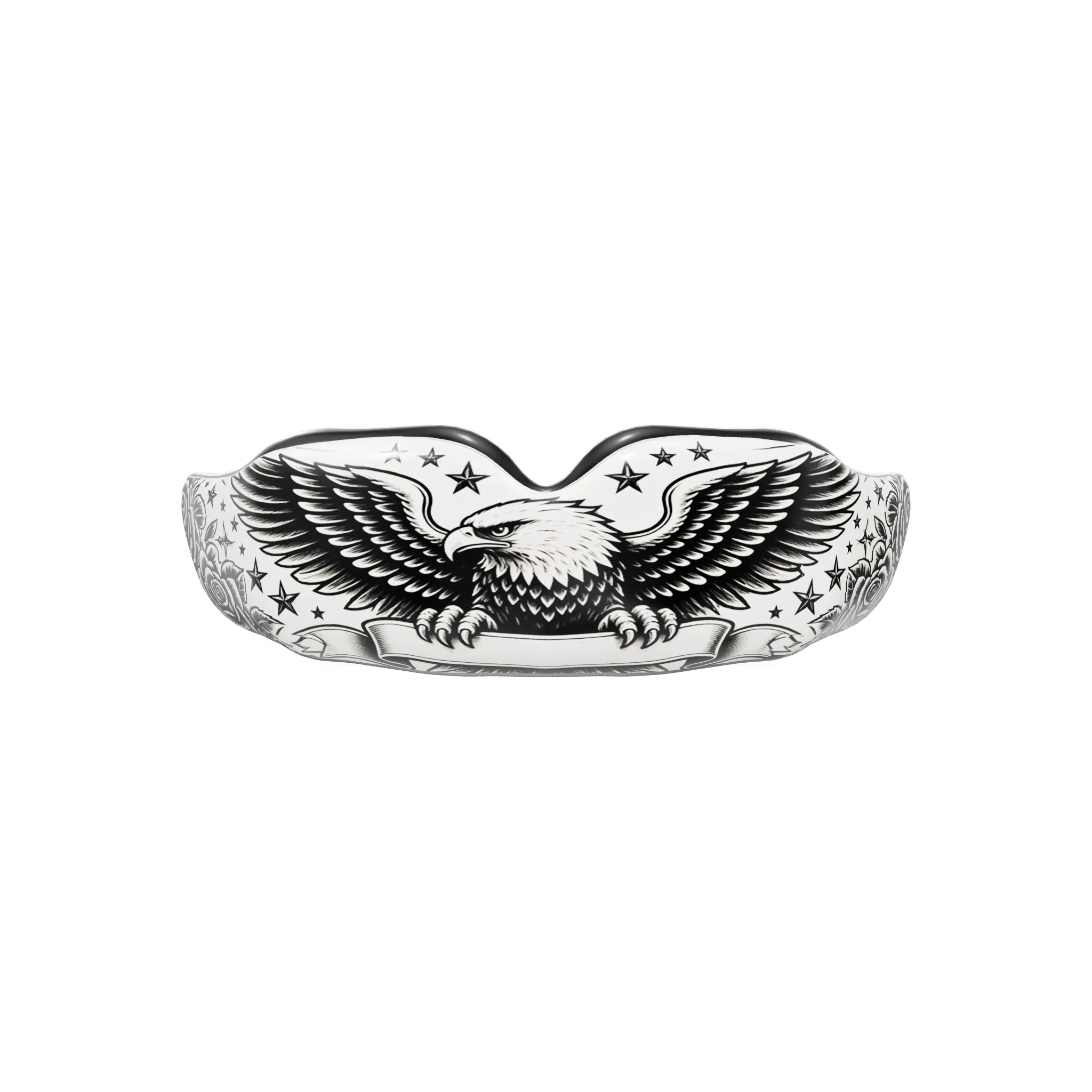 Protège-dents Aigle flash sur mesure de face