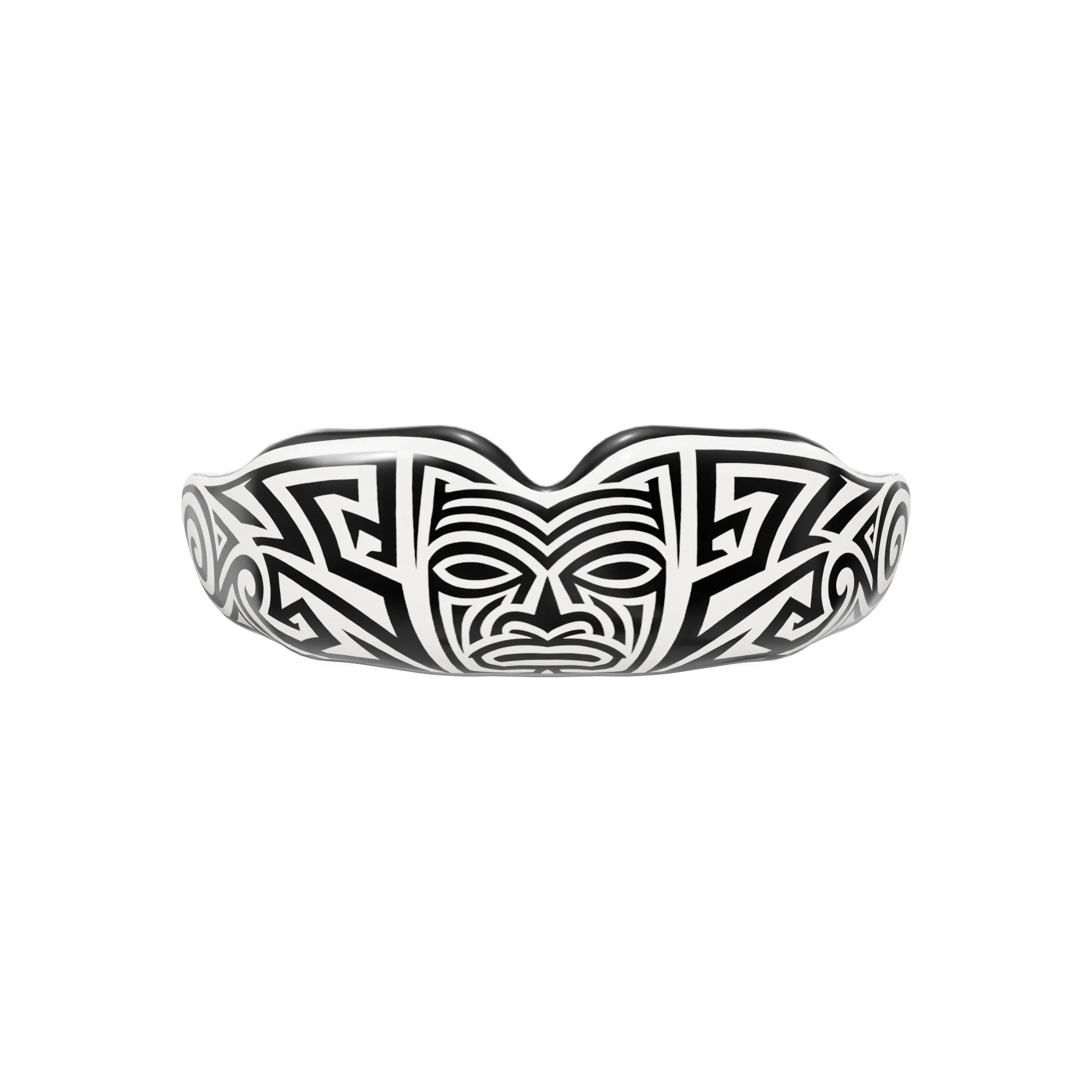 Protège-dents Tiki sur mesure de face