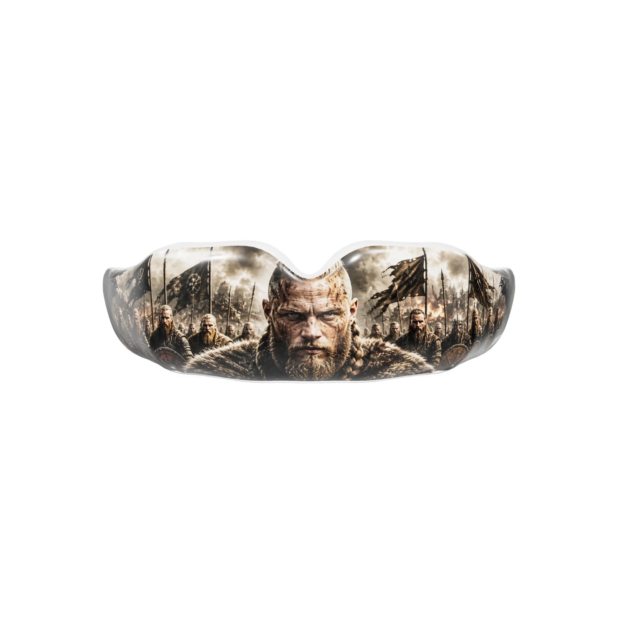 Protège-dents Armée viking sur mesure de face