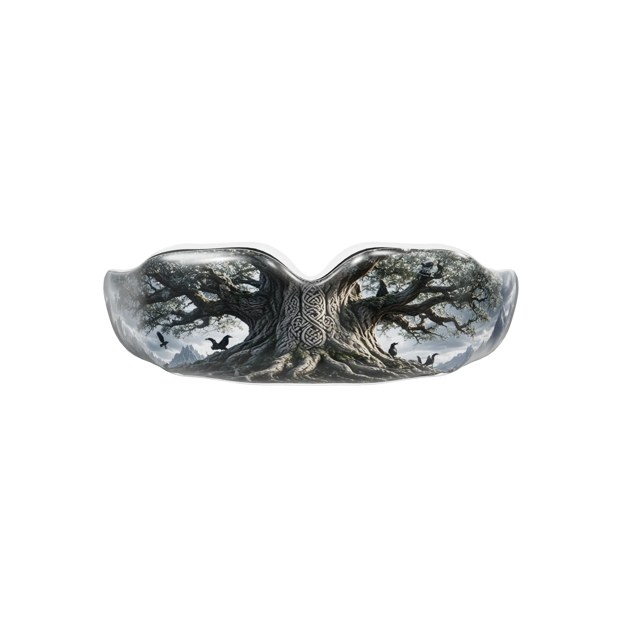 Protège-dents Yggdrasil sur mesure de face