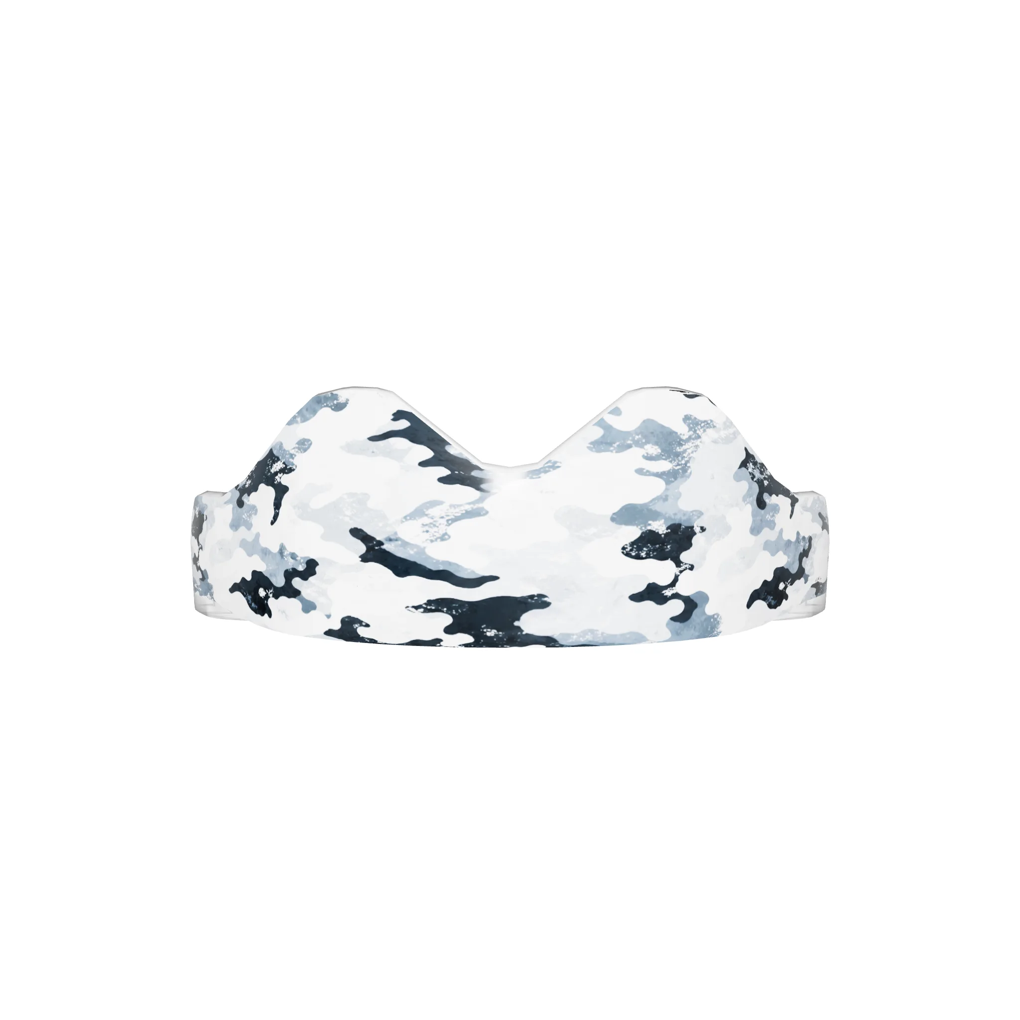 Protège-dents Camo arctique thermoformable de face