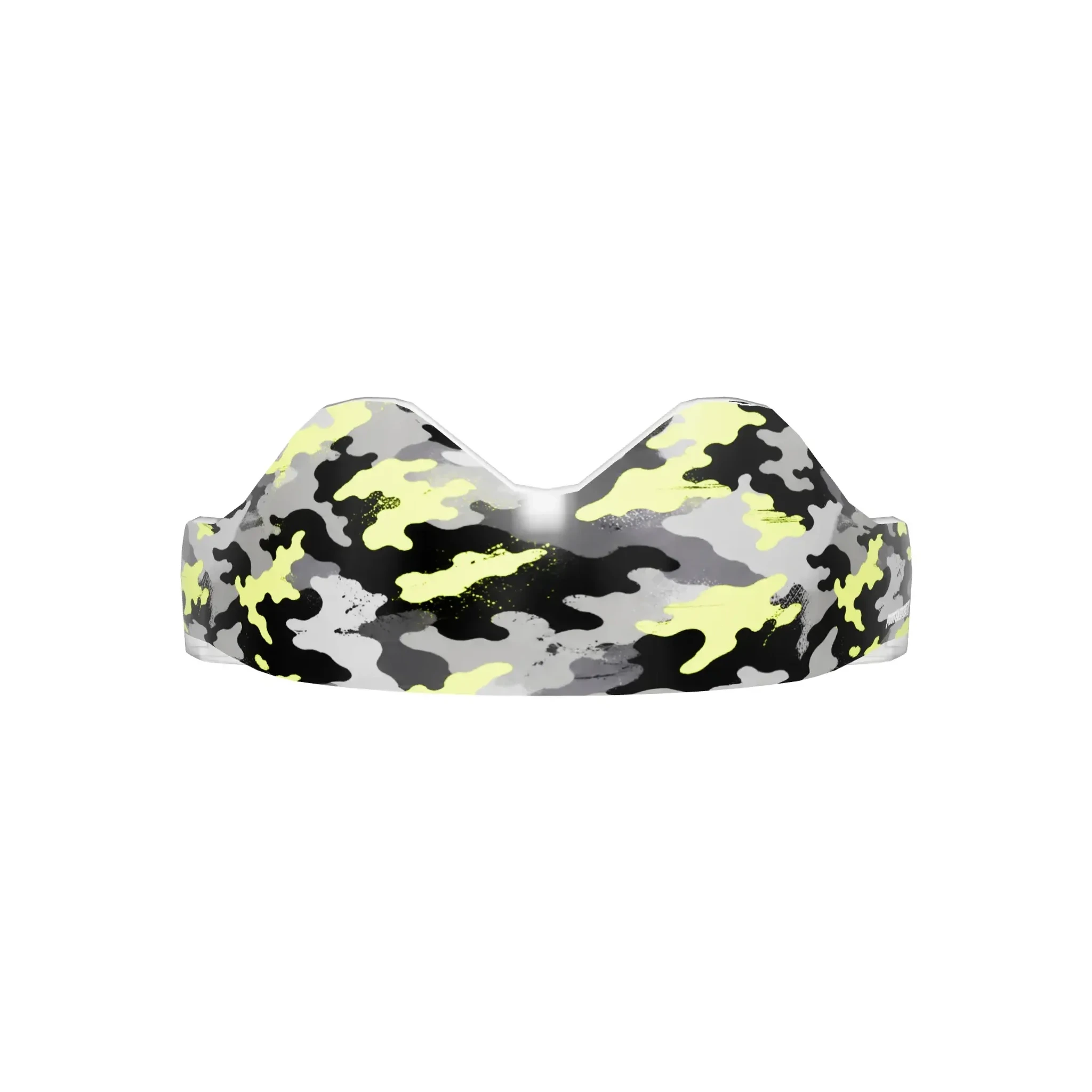 Protège-dents Camo néon thermoformable de face