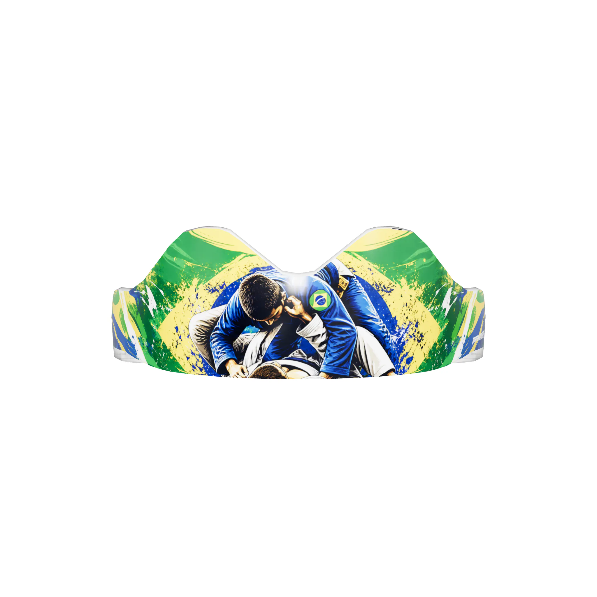 Protège-dents Jiu-jitsu brésilien thermoformable de face