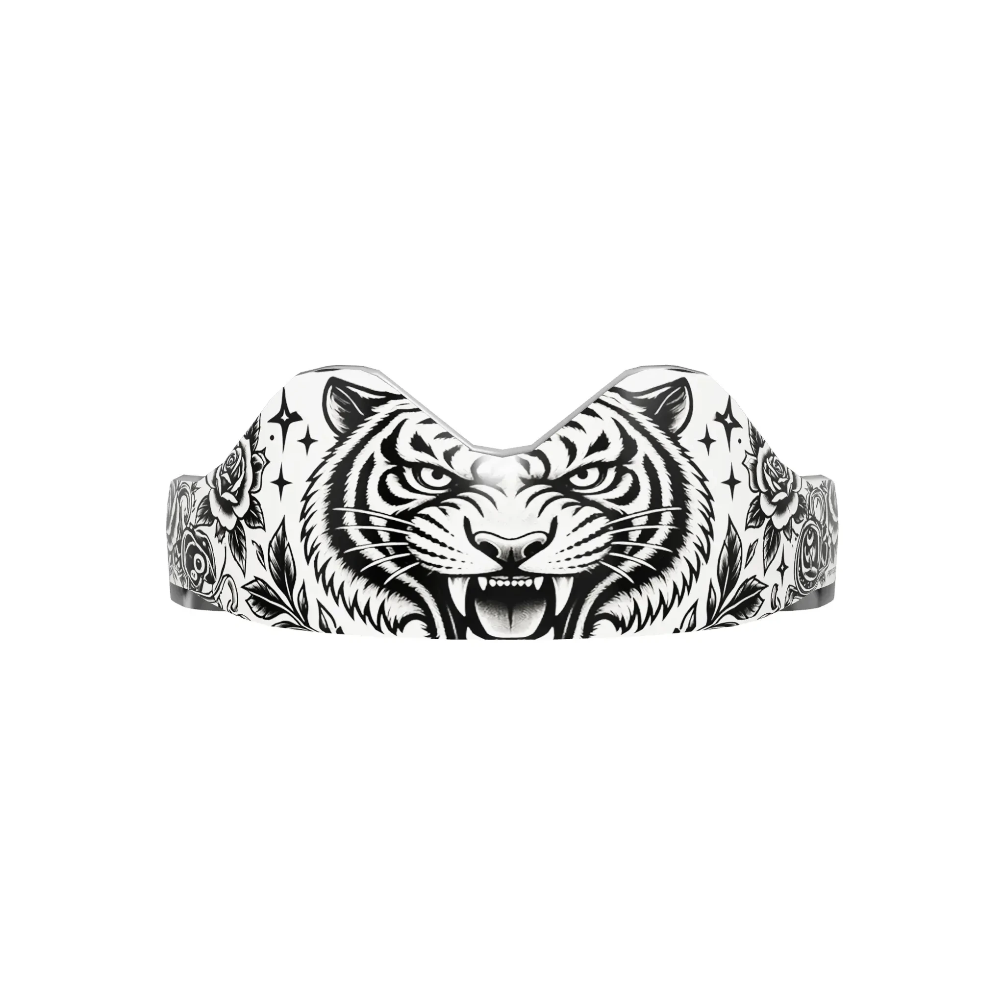 Protège-dents Tigre flash thermoformable de face