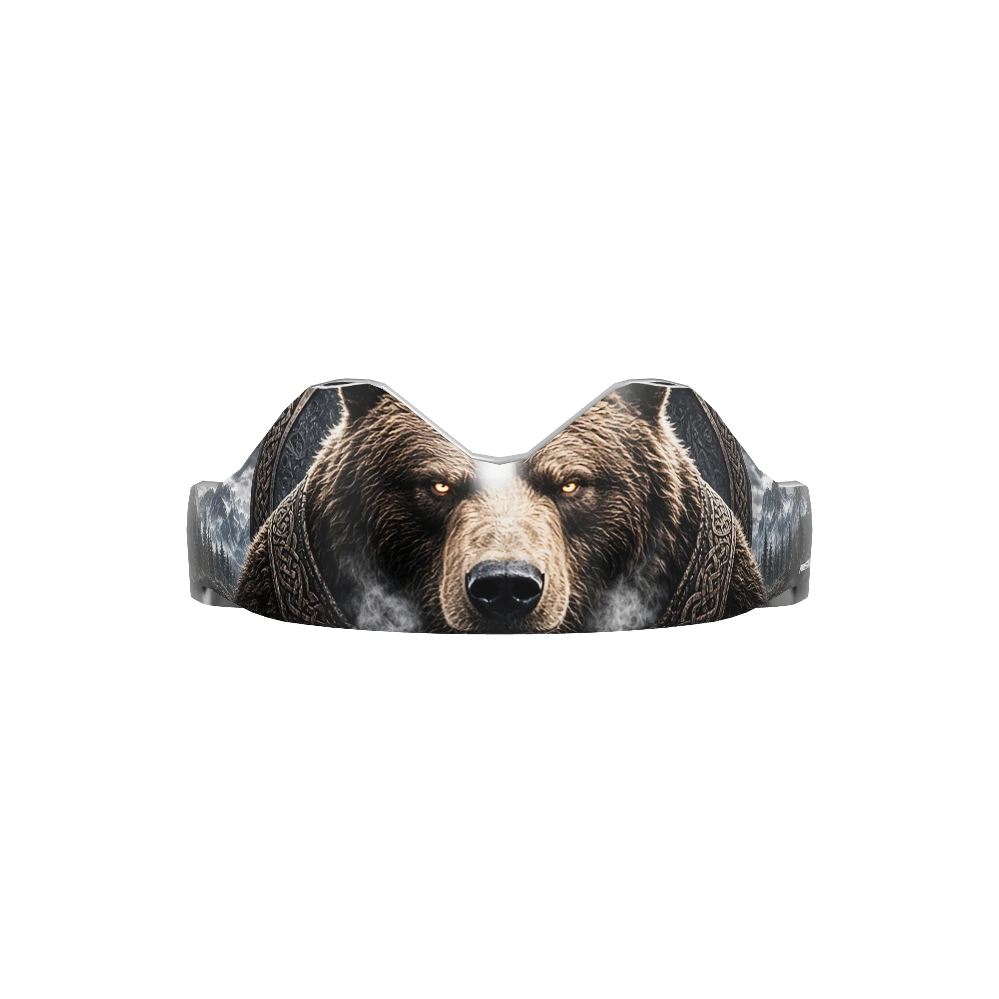 Protège-dents Ours viking thermoformable de face